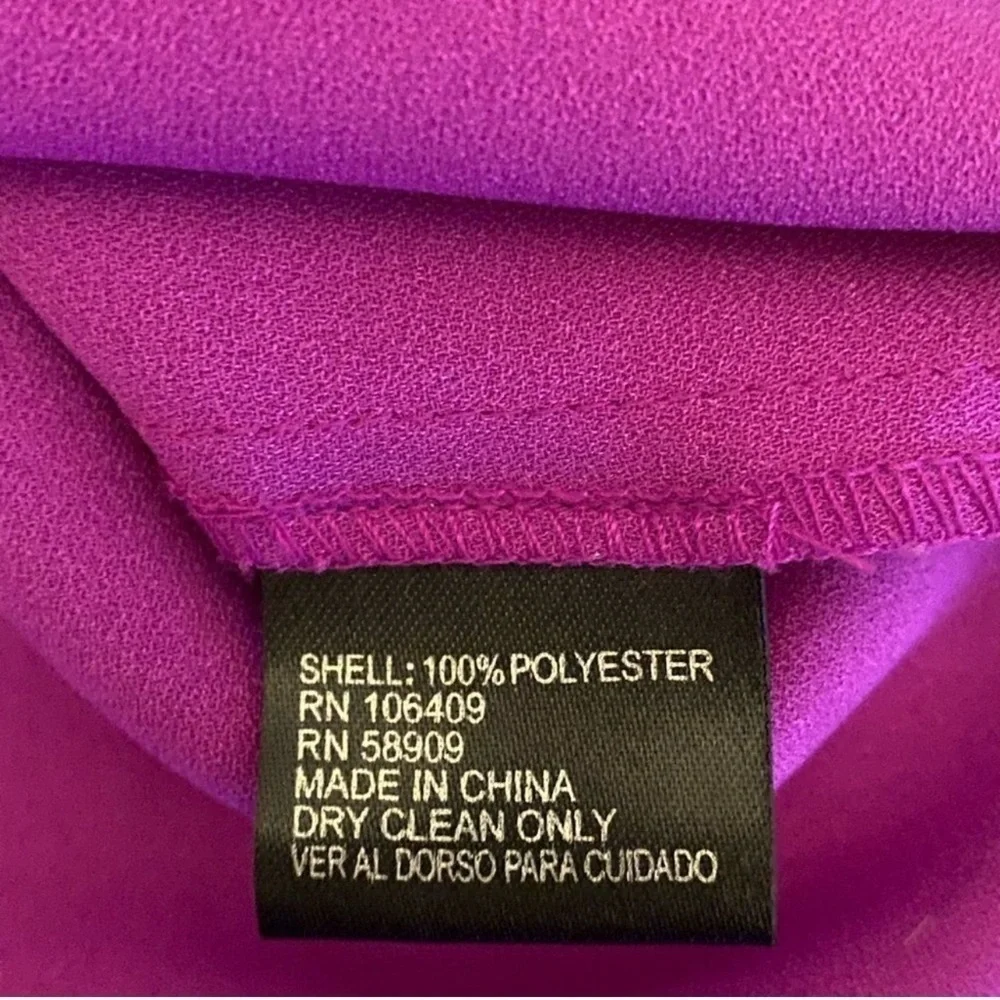 Gianni Bini Magenta Cold Shoulder Knee Length Dress Size Small